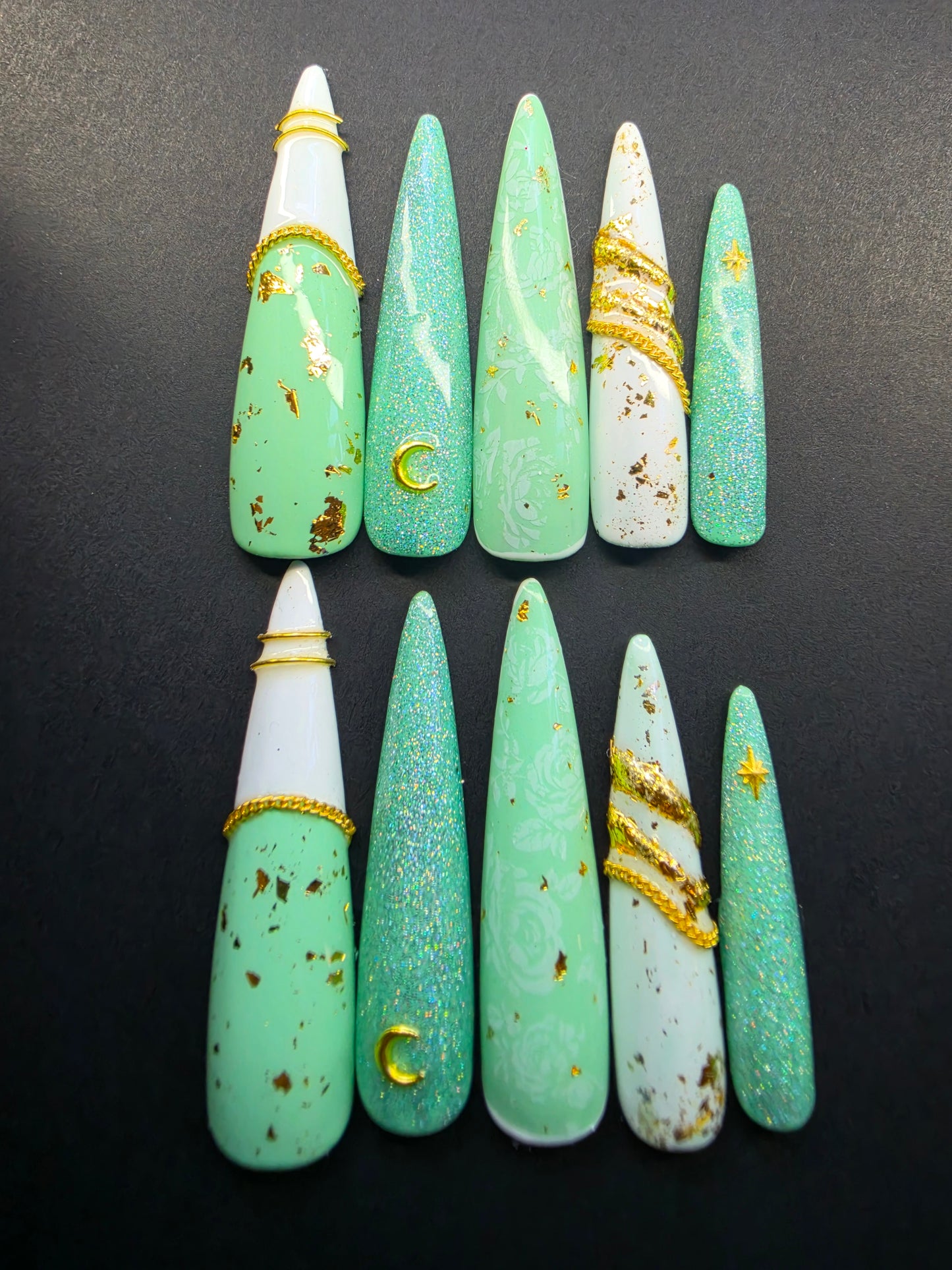 Hand crafted Press on nails (Copy 7)