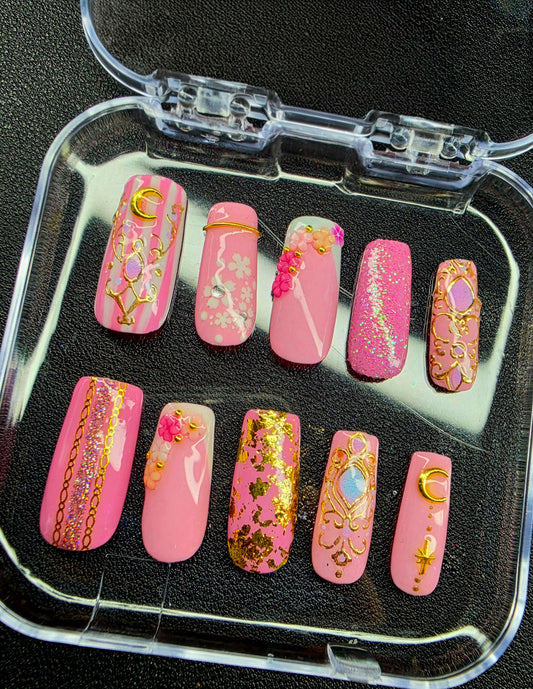 Hand crafted Press on nails (Copy 4)