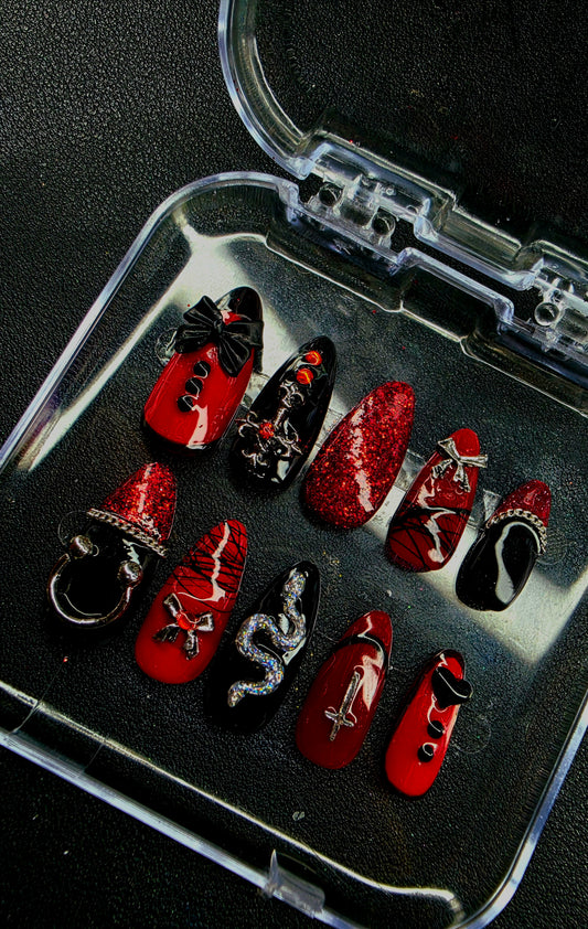 Hand crafted Press on nails (Copy)